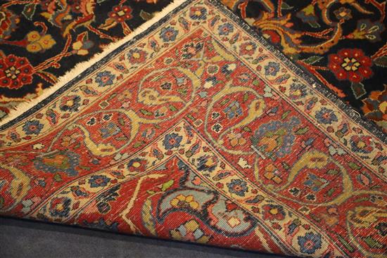 A Tabriz carpet, 12ft 7in by 9ft 4in.